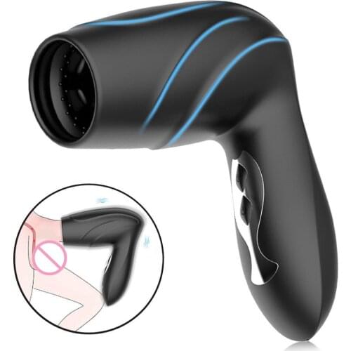 Sex Toys For Men Automatic Sucking Masturbation Vibrator Oral Sex Imitating Glans Penis Trainer Strong Suction Adult Products