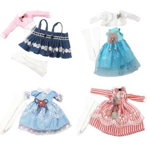 Exquisite Doll Clothes Handmade High Quality Doll Accessories For Barbi Blyth M3GE