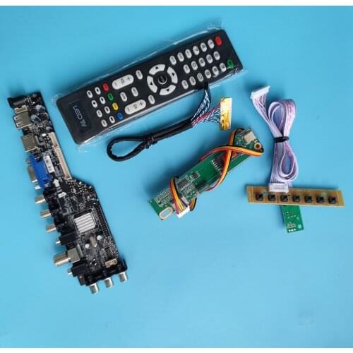 Kit For N154I3 1280X800 USB VGA AV TV DVB-T Display LED Driver Remote HDMI Controller Board Screen Digital Panel