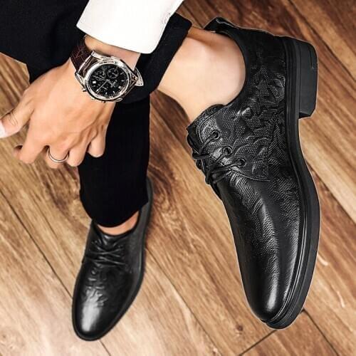 Leather breathable masculino shoes sapato male comfortable informales spring new 2020 zapatos cuero man for hombre causal de