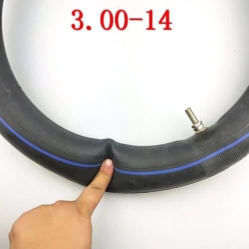 Newest size 3.00-14 Inner Tube 14 inch Rear wheel for 90/100-14 Straight Valve Stem Fits Cross-country motorcycle