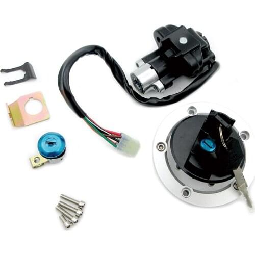 Motorcycle Ignition Switch Seat Fuel Gas Tank Cap Lock Key 1 Set For Suzuki GSXR 600 750 1000 GSX1250 2004 2005 2014 2015 GSF650