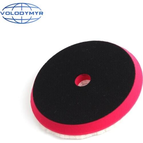 Polishing Pad Polish Pad 7inch Grid Stripe Wool with 6inch Hook and Loop Car Accessories Auto Accessorie Used By Polisher