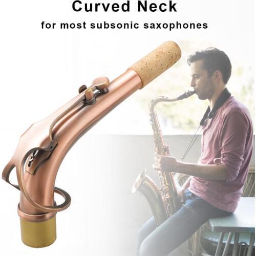 Saxophone Mouth Alto Red Antique Curved Neck Brass Nozzle Diameter 24.5mm Musical Instrument Accessories