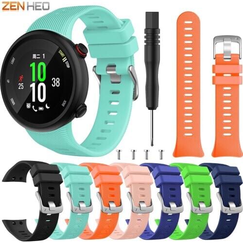 Silicone Watchband For Garmin Swim 2 Smart Watch Band Replacement Wrist Band Strap for Garmin Swim 2
