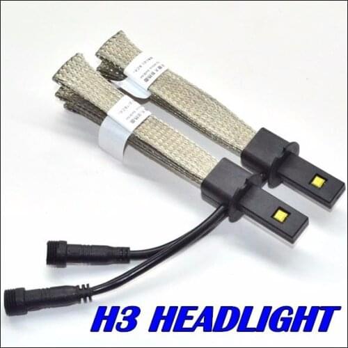 New Design H3 h11 h7 LED headlight cree MZ chips fog lamp Auto led headlight for all vehicles H3 LED headlight 40W 5000LM