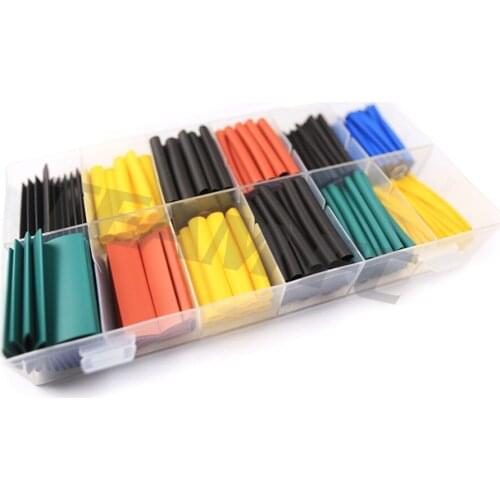 1set 280 Pcs Multi-size Insulated Heat Shrink Tubing with Box for RC Crawler Car RC Model Motor ESC Soldering S280 Sizes Mixed