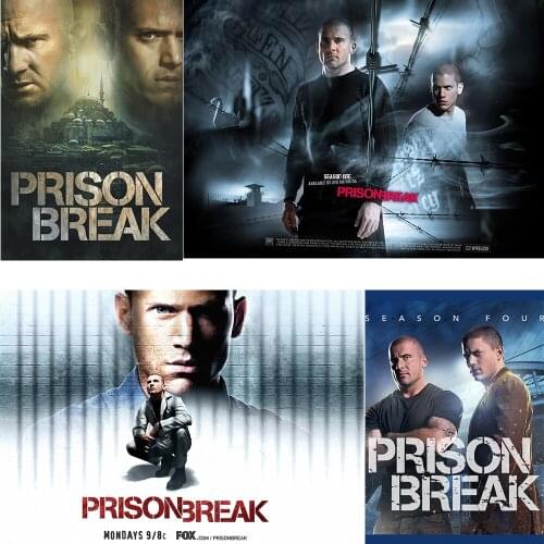 Prison break Poster Clear Image Wall Stickers Home Decoration Good Quality Prints White Coated Paper home art Brand