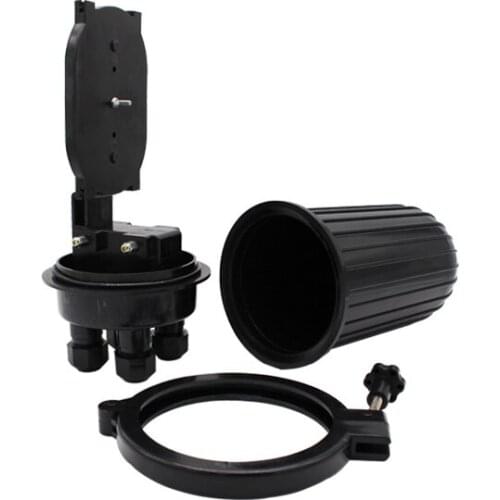 Waterproof dome fiber splice closure 1 port in 3 out type 24/48/96/144 core fiber optic cable joint box dome type FTTH