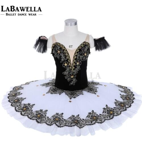 Black white nutcracker tutu girls professional costumes tutu women classical ballet tutu skirts JY038