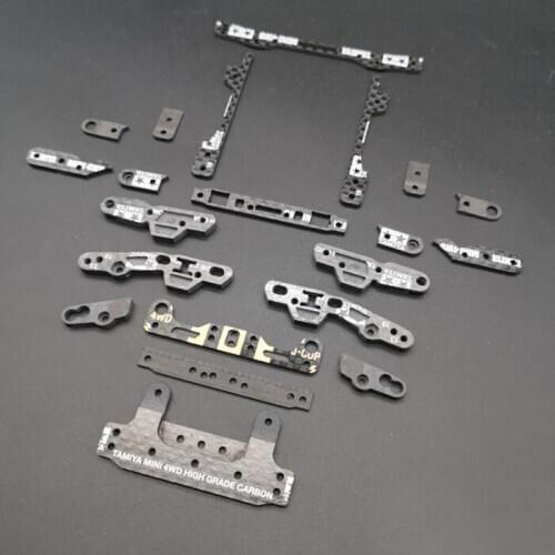 1 Set CNC Machining MS/MSL Chassis Inner Suspension Front Assembly for Tamiya Mini 4-wheel Drive Car Models
