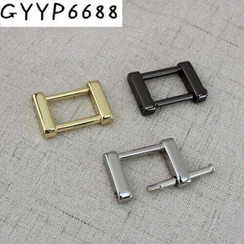 10pcs50pcs Zinc alloy bags metal fitting hardware accessories Luggage hardware accessories removable screws square metal buckles