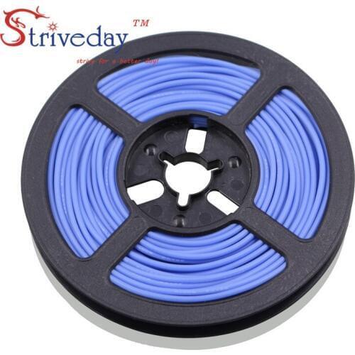 100 meters/roll 328 ft 30AWG Flexible Rubber Silicone Wire Tinned copper line DIY Electronic cable 10 colors to choose from