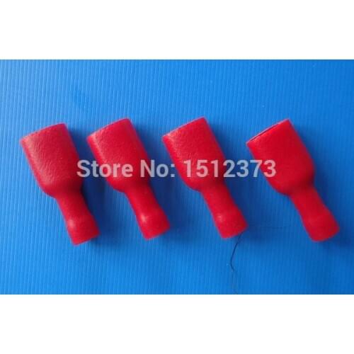 100 piece/lot pre-insulating crimp terminal block full insulaitng female FDFD1-250 22-18AWG
