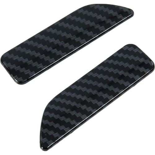 2PCS Carbon Fiber Front Armrest Box Cover Trim Fit For Lexus ES350 ES300h 2019 2020 2021 Accessories