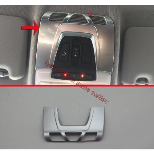 ABS Pearl Chrome Interior lights Reading lights Trim Cover For BMW F48 X1 2016 2017