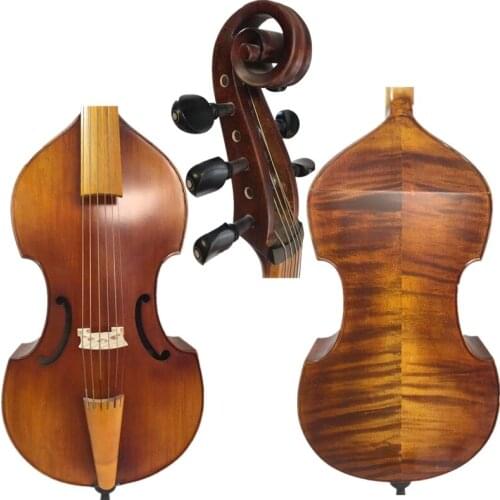 Baroque Style 6 strings 22 3/4" viola da gamba,huge and powerful sound #12240