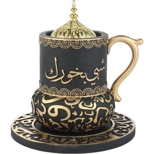 Arabic Incense Burner New Resin Middle East Aromatherapy Furnace Mug Style Muslim Incense Burner Holder Home Tea house Yoga Stud