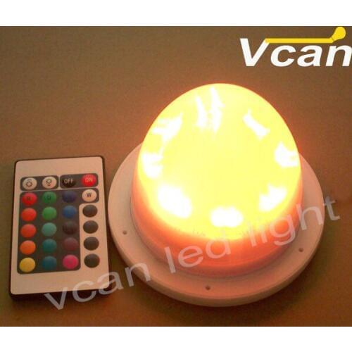 DHL Free Shipping Super Bright 38LEDs Color changing led light with inductive recharging of the batteries