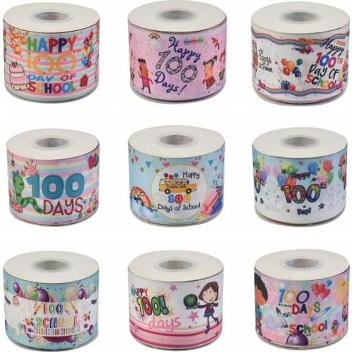 HSDCraft Free shipping Ribbons arrival ribbons Hair Accessories ribbon ball Cartoon character 10 Yards Printed Grosgrain ribbon