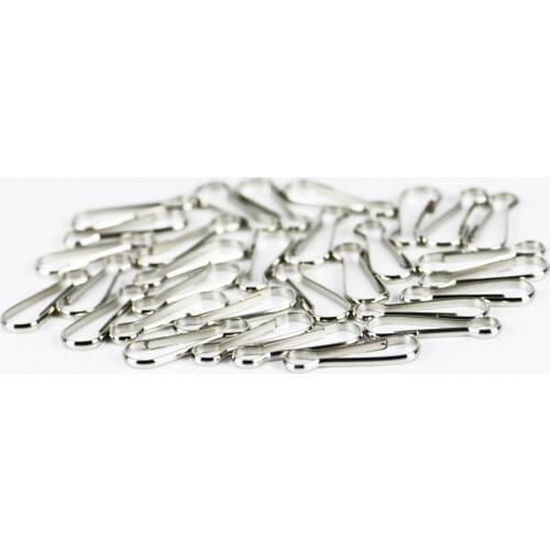 Camal 100pcs 22mm Chrome Pins Hooks Metal Connectors For Crystal Prism Bead Chandelier Pendant Lamp Wedding Party Part