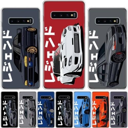 JDM Tokyo Drift Sports Car Phone Case For Samsung Galaxy A51 A71 A50 A70 A80 A90 A01 A6 A7 A8 A9 A10 A11 A20 A21 A30 A40 A41 Plu