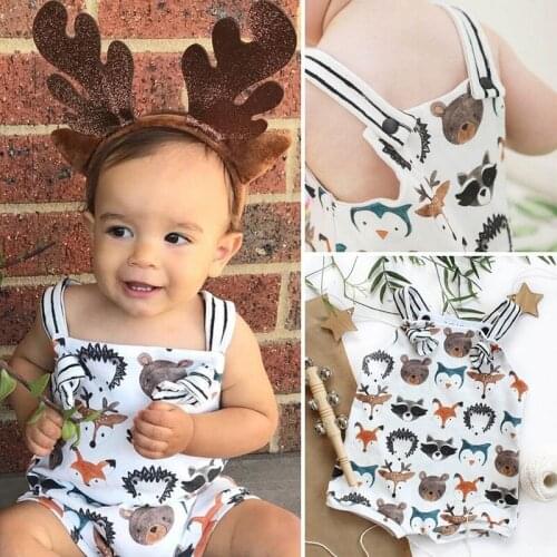 Baby Rompers Newborn Jumpsuit Infant Baby Girl Clothes Cartoon Summer Bodysuit Baby Boy Romper Toddler Clothing Ropa Bebe Niña