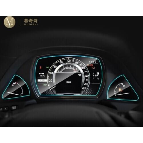 For Lexus LS500 LS500h 2017-2020 Automotive interior Instrument panel membrane LCD screen TPU protective film Anti-scratch Refit