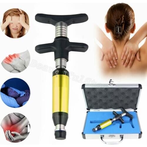 Manual Spine Chiropractic Tool 6 Levels Adjustable Bone Correction Gun Therapy Body Massage Tools High Quality Physical Massager