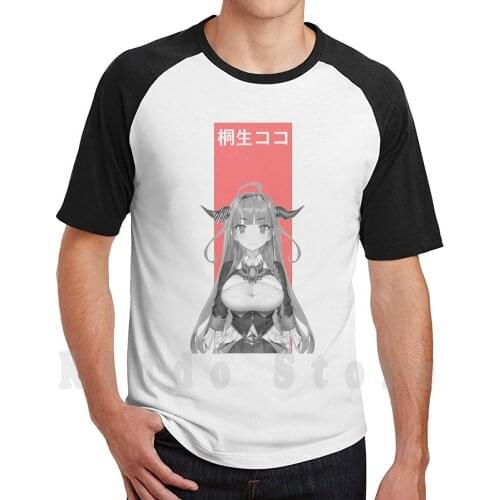 Kiryu Coco Hololive Pillar T Shirt Print For Men Cotton New Cool Tee Kiryu Coco Hololive Pillar Anime Vtuber Stylish Tall Cute