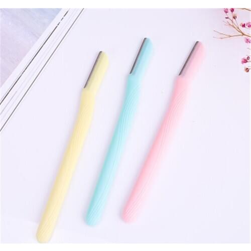 3 Pieces Set Micro Distance Eyebrow Trimmer Safety Anti-Scraping Razor for Beginner E404