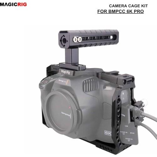 MAGICRIG BMPCC 6K Pro Cage Kit for Blackmagic Design Pocket Cinema Camera 6K Pro