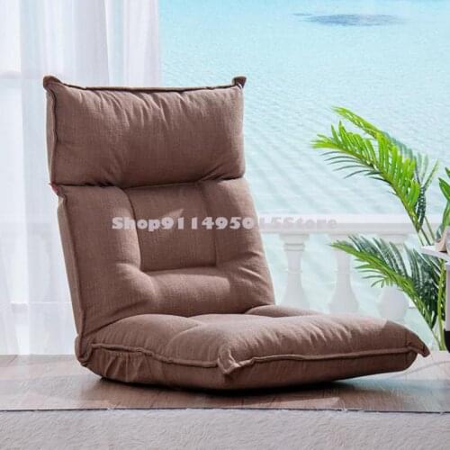Lazy Sofa Tatami Seat Folding Single Small Sofa Bed Computer Bedroom Balcony Bay Window Back Chair