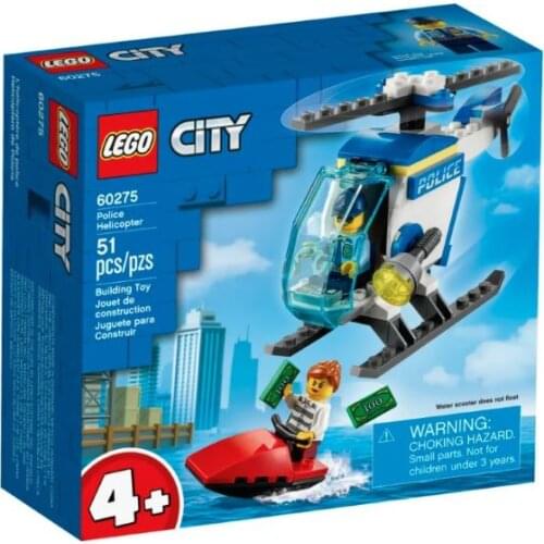Lego City 60275 Police Helicopter great toys birthday gift kids 51pcs bricks joy building playset helicopter fans enjoy children