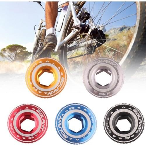 Multi-color M20 Aluminum Alloy Bicycle Crank Cover Crankset Cap Bolt Chainwheel Crank Screw Cap for Mountain Bike