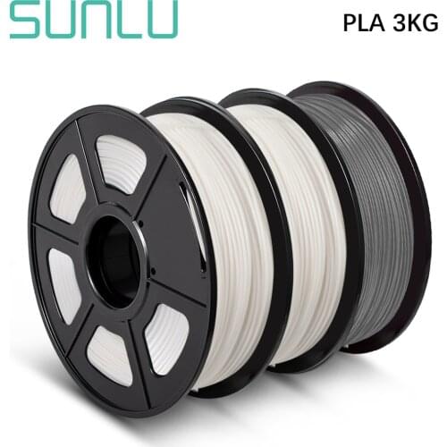 SUNLU PLA Filament Set 3 Rolls 1.75mm For 3D Printer 100% No Bubble Excellent Quality Plastic Filament For Children Scribble