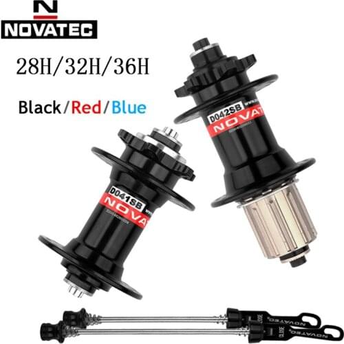 Novatec Cubes D041SB D042SB Rear Hub Mtb Arc 28 32 36 Holes Furos Bicycle Freehub Mountain Bike Micro Spline 9/10/11 Speed Maza