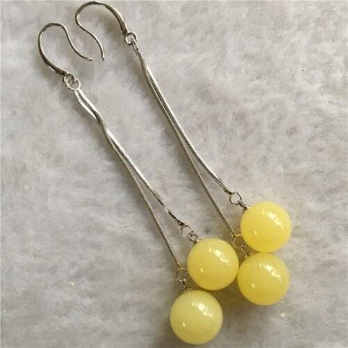 New Beautiful 2018 Hot Fashion women gift imitation Drop earring length 8.5CM