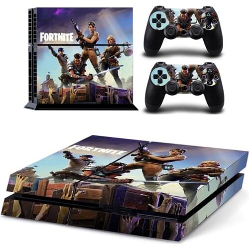 Original Fortnite PS4 Skin Sticker Decal PlayStation 4 Console and 2 Controller Skins Vinyl Stickers Kids Christmas Gifts