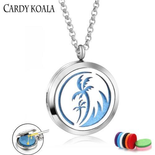 New personality European and American essential oil aromatherapy necklace can open the photo box pendant long sweater chain acce