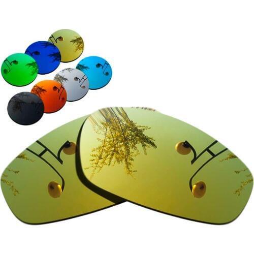 100% Precisely Cut Polarized Replacement Lenses for Split Jacket Sunglass Yellow Mirrored Coating Color- Choices