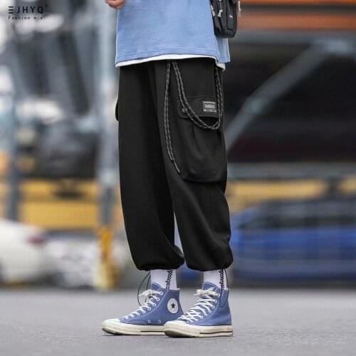 Casual Jogger Pants Men Baggy SweatPants 2021 Spring Casual Basic Streetwear Korean Male Straight Trousers Harajuku Harem Pants
