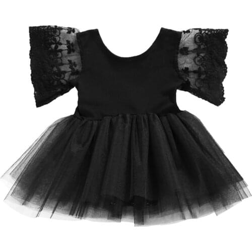 Pudcoco Baby Infant Clothes Girl Party Outfits Romper Dresses Tutu Newborn Pink Kids Baby Girls Clothes 0-3Y