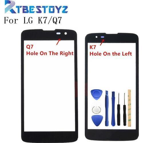 RTBESTOYZ Front Touch Screen Glass Lens For LG K7 Tribute 5 LS675 MS330 & Q7 X210 Outer Glass Lens