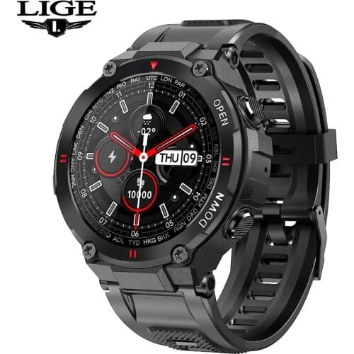 LIGE 2021 New Smart Watch Men Sport Fitness Bluetooth Call Multifunction Music Control Alarm Clock Reminder Women Smartwatch Men