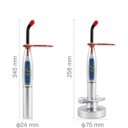 100% Dental LED Light Blue Curing Machine Cordless Lamp Adjustable Working Time One second Curing Lamp For Curable Resin