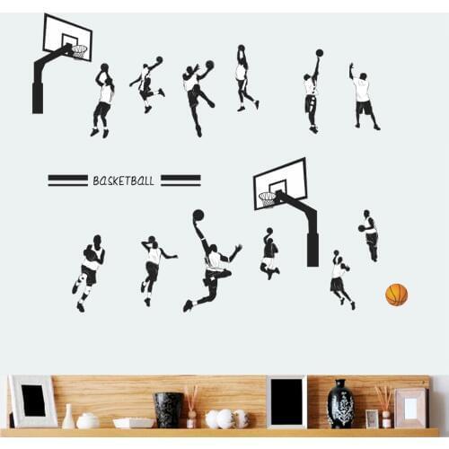 Passion basketball football Player Kids Personalized children room Bedroom Wall decal decoration Art Mural Decal Sticker decor