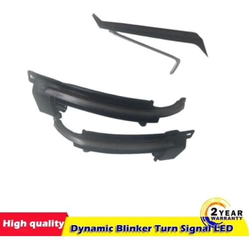 Scroll LED Dynamic Turn Signal Light Side Mirror Flashing Light Repeater Blinker for Audi A3 8P A4 A5 B8 Q3 A6 S6 SQ3 A8 D3 8K