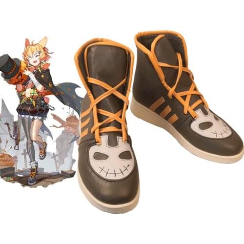 Unisex Anime Cosplay Arknights Kroos ko ko da yo Cosplay Costumes Boots Custom Made