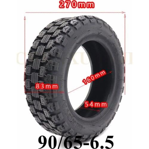 High Quality 11 Inch Vacuum Tubeless Tire 90 / 65-6.5 Thickened Wear-resistant Road Tyre for Electric Scooter Parts